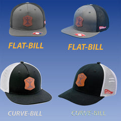 Collection image for: 3C OOT. LEATHER PATCH TRUCKER HAT