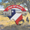 Texas Lone Star Map Collection logo displayed over a stunning aerial view of the Austin, Texas skyline at dusk. The image features the Texas state outline in flag colors, set against the city’s modern architecture, representing Texas pride and heritage