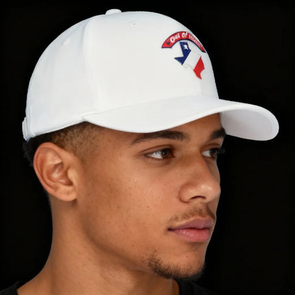 Republic - Texas Lone Star Map - White Hat