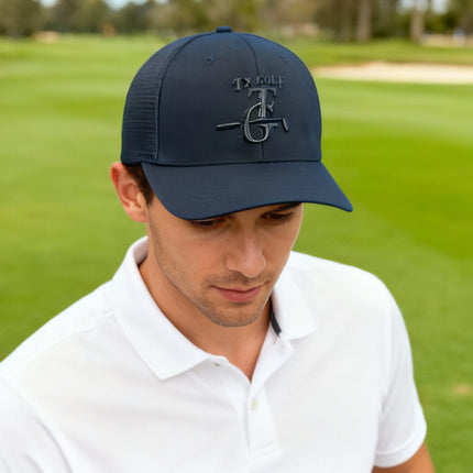 Maverick - Texas Golf - Black Mesh Hat - 1BL