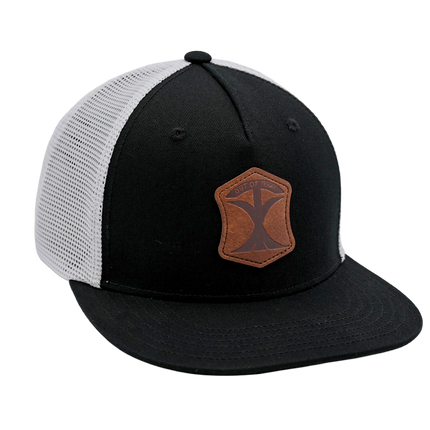 Pathfinder - Texas Pioneer - Black & White Trucker Hat