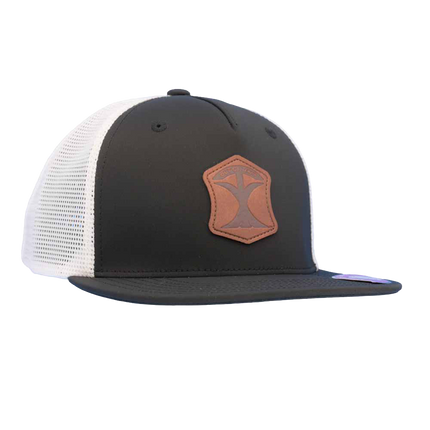 Pathfinder - Texas Pioneer - Black & White Trucker Hat