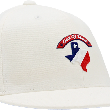Republic - Texas Lone Star Map - White Hat