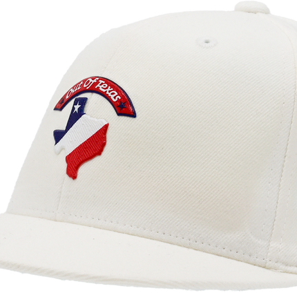 Republic - Texas Lone Star Map - White Hat