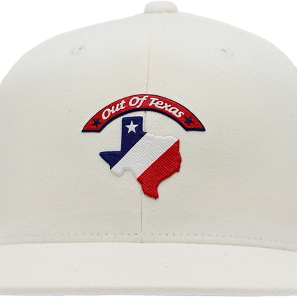Republic - Texas Lone Star Map - White Hat