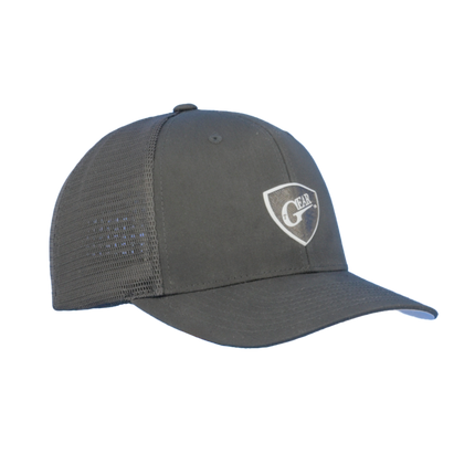Texas Gear’s Insignia 3D Logo. Adorn on a FlexFit Black Mesh Hat.