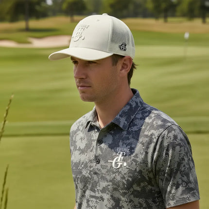 Maverick - Texas Golf - White Mesh Hat - 1WL