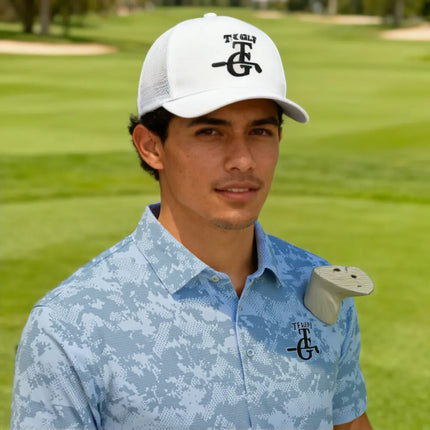 Maverick - Texas Golf - White Mesh Hat - 1BL