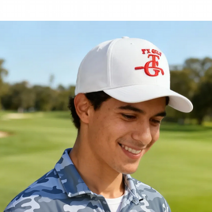 Republic - Texas Golf - White Mesh Hat - LR1
