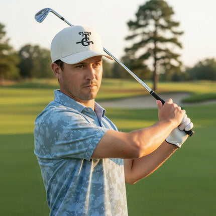 Republic - Texas Golf - White Mesh Hat - LB1