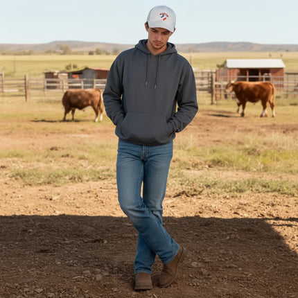 Maverick - Texas Lone Star Map - White Hat