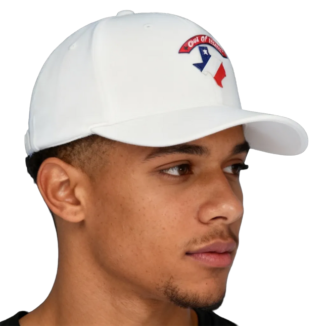 Republic - Texas Lone Star Map - White Hat