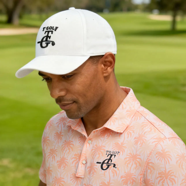 Republic - Texas Golf - White Mesh Hat - LB1