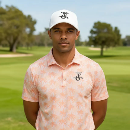 Republic - Texas Golf - White Mesh Hat - LB1