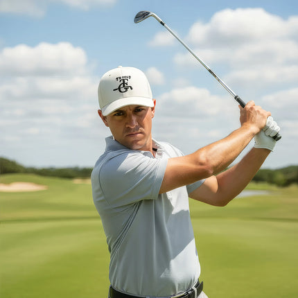 Republic - Texas Golf - White Mesh Hat - LB1