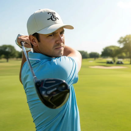 Republic - Texas Golf - White Mesh Hat - LB1