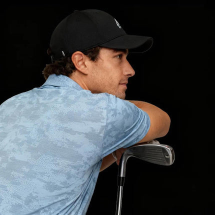 Texas-Inspired Monterey Performance Polo, adorned with the 3D TX-GOLF TG Logo.