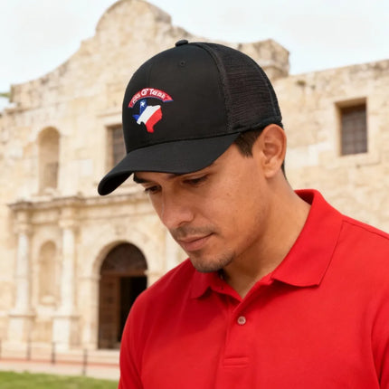 Maverick - Texas Lone Star Map - Black Hat