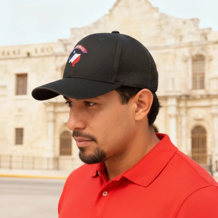 Maverick - Texas Lone Star Map - Black Hat