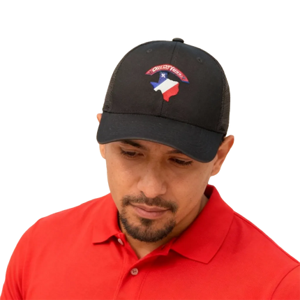 Maverick - Texas Lone Star Map - Black Hat