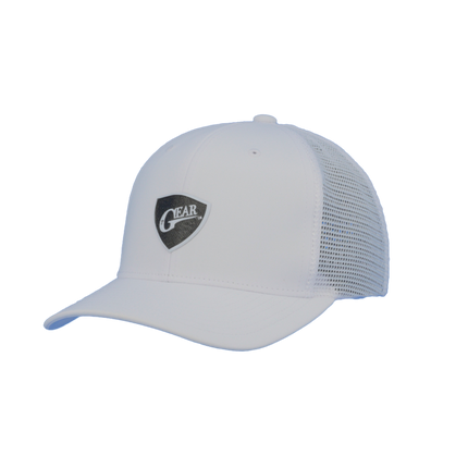 Texas Gear’s Insignia 3D Logo. Adorn on a FlexFit white mesh hat.