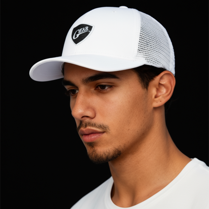 Texas Gear’s Insignia 3D Logo. Adorn on a FlexFit white mesh hat.