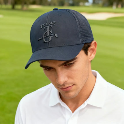 Maverick - Texas Golf - Black Mesh Hat - 1BL