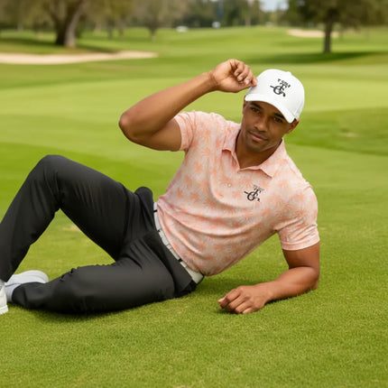 Republic - Texas Golf - White Mesh Hat - LB1