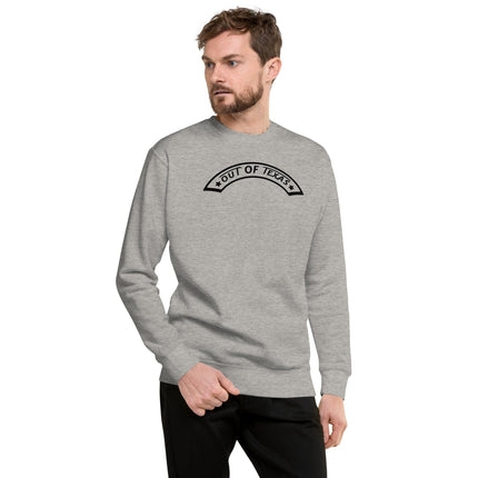 Out Of Texas Carbon Grey / S Unisex Premium Sweatshirt Out_Of_Texas