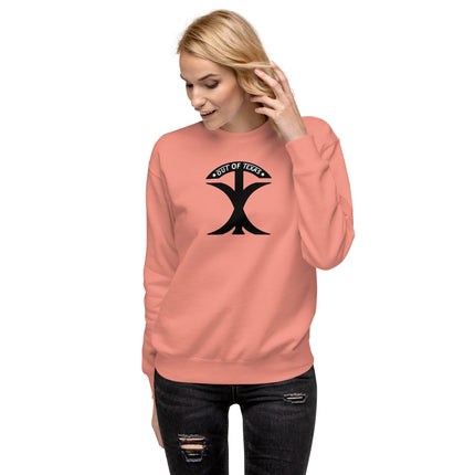 Out Of Texas Dusty Rose / S Unisex Premium Sweatshirt Out_Of_Texas