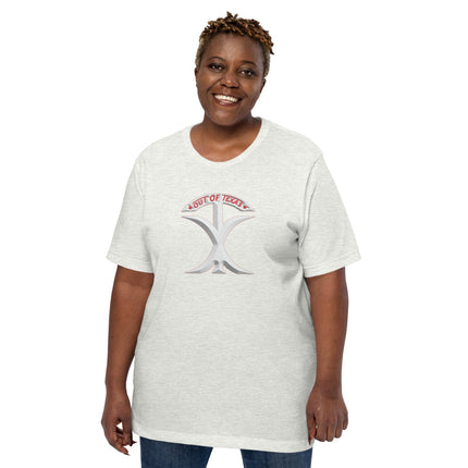 Out Of Texas Ladies Tees Ash / S Unisex t-shirt Out_Of_Texas