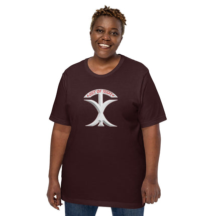 Out Of Texas Ladies Tees Oxblood Black / S Unisex t-shirt Out_Of_Texas