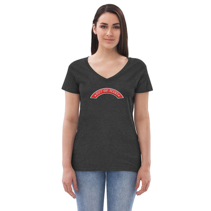 Out Of Texas Ladies Tees Women’s recycled v-neck t-shirt Out_Of_Texas