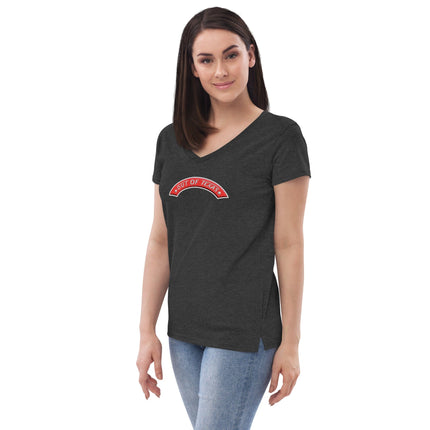 Out Of Texas Ladies Tees Women’s recycled v-neck t-shirt Out_Of_Texas