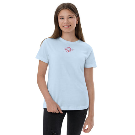 Out Of Texas Light Blue / XS Youth jersey t-shirt Out_Of_Texas