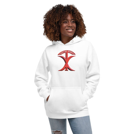 Out Of Texas White / S Unisex Hoodie Out_Of_Texas