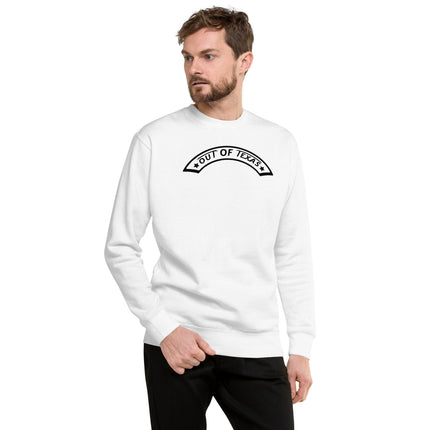 Out Of Texas White / S Unisex Premium Sweatshirt Out_Of_Texas