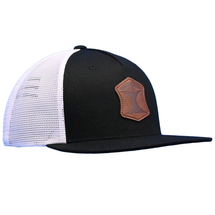 Pathfinder - Texas Pioneer - Black & White Trucker Hat