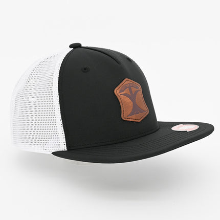 Pathfinder - Texas Pioneer - Black & White Trucker Hat