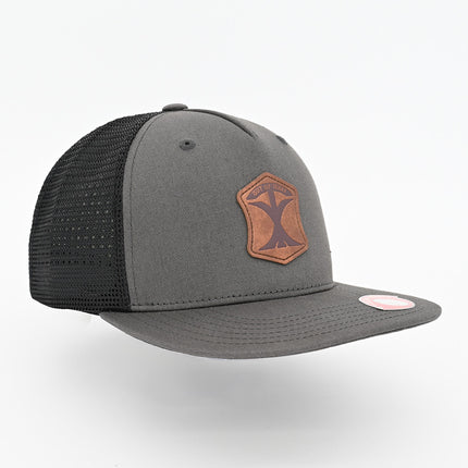 Pathfinder - Texas Pioneer - Grey & Black Trucker Hat