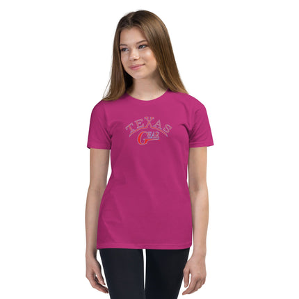 Texas Gear Berry / S Youth Short Sleeve T-Shirt Out_Of_Texas