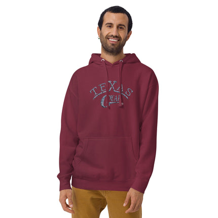 Texas Gear Hoodie Maroon / S Unisex Hoodie Out_Of_Texas