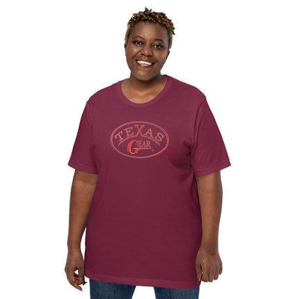 Texas Gear Ladies Tees Maroon / XS Texas Gear Ladies T-Shirt Out_Of_Texas