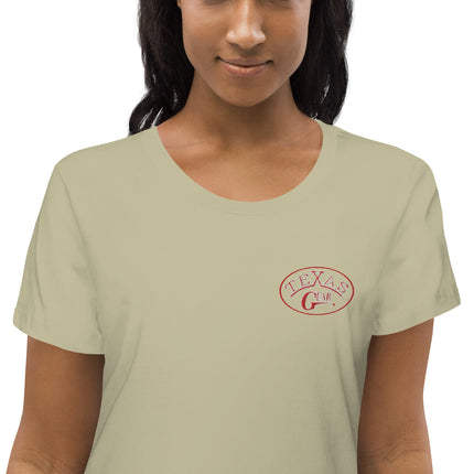 Texas Gear Ladies Tees Texas Gear Women's Fitted Eco T-Shirt Out_Of_Texas