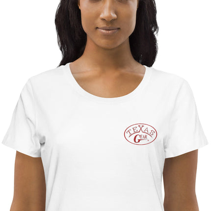 Texas Gear Ladies Tees Texas Gear Women's Fitted Eco T-Shirt Out_Of_Texas