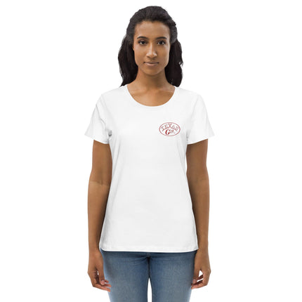 Texas Gear Ladies Tees White / S Texas Gear Women's Fitted Eco T-Shirt Out_Of_Texas