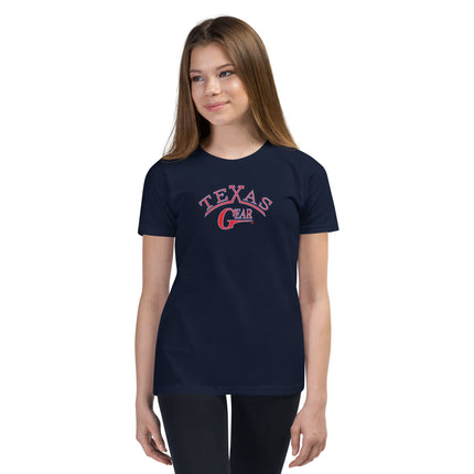 Texas Gear Navy / S Youth Short Sleeve T-Shirt Out_Of_Texas