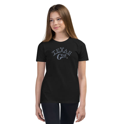 Texas Gear T-Shirt Black / S Youth Short Sleeve T-Shirt Out_Of_Texas