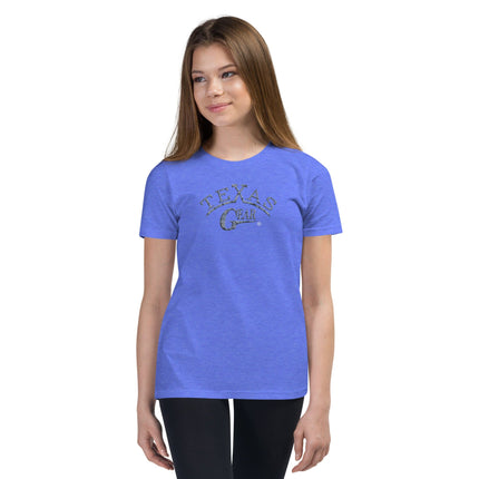 Texas Gear T-Shirt Heather Columbia Blue / S Youth Short Sleeve T-Shirt Out_Of_Texas