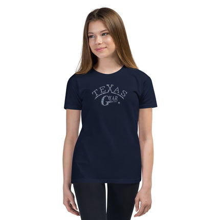 Texas Gear T-Shirt Navy / S Youth Short Sleeve T-Shirt Out_Of_Texas